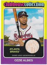 2024 Topps Heritage Clubhouse Collection Relics #CCR-OA Ozzie Albies