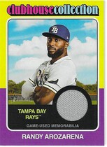 2024 Topps Heritage Clubhouse Collection Relics #CCR-RA Randy Arozarena