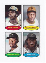 2023 Topps Heritage 1974 Topps Stamps #74BS-33 Dave Parker|Willie Stargell|Ke'Bryan Hayes|Oneil Cruz