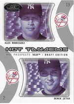 2004 Fleer Hot Prospects Draft Tandems #5HT Jeter|Rodriguez