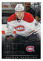 2013 Score Base Set #604 Nathan Beaulieu