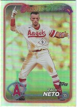 2024 Topps Rainbow Foilboard Series 2 #545 Zach Neto