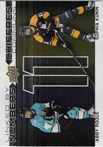 2023 Upper Deck Tim Hortons Greatest Duos Linked By Numbers #LN-5 Abby Roque|Sophia Kunin