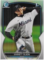 2023 Bowman Chrome Draft Refractor #BDC-10 Emmett Olson