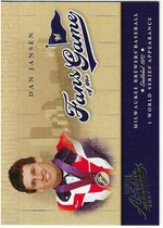 2004 Playoff Absolute Mem. Fans of the Game #254FG-4 Dan Jansen