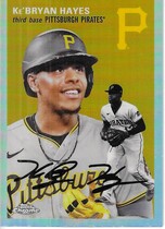 2023 Topps Chrome Platinum Anniversary Refractor #349 Kebryan Hayes