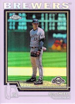 2004 Topps Chrome Refractors #176 Ben Sheets