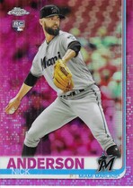 2019 Topps Chrome Update Pink Refractor #20 Nick Anderson