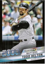 2020 Topps Update Decades Best Black #DB-69 Todd Helton