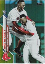 2020 Topps Update Gold Foil #U-273 Rafael Devers|Time To Party|Xander Bogaerts