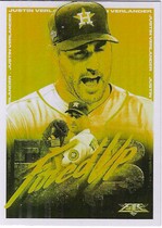2020 Topps Fire Fired Up Gold Minted #FIU-8 Justin Verlander