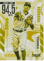 2020 Topps Fire Arms Ablaze Gold Minted #AA-13 Carlos Correa