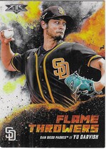 2021 Topps Fire Flame Throwers #FT-4 Yu Darvish