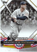 2022 Topps Update Paragons of the Postseason #PP-8 Lou Gehrig