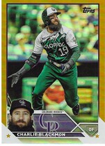 2023 Topps Gold Foil Series 2 #523 Charlie Blackmon