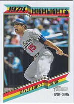 2023 Topps Heritage High Number 1974 Highlights #74H-8 Davey Lopes