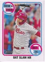 2023 Topps Heritage High Number Now & Then #NT-6 Rhys Hoskins