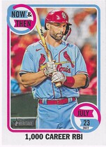 2023 Topps Heritage High Number Now & Then #NT-14 Paul Goldschmidt