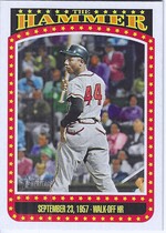 2023 Topps Heritage High Number The Hammer #TH-3 Hank Aaron