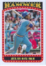2023 Topps Heritage High Number The Hammer #TH-10 Hank Aaron
