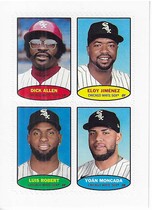 2023 Topps Heritage 1974 Topps Stamps #74BS-53 Dick Allen|Eloy Jimenez|Luis Robert|Yoan Moncada
