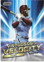 2023 Stadium Club Virtuosos of Velocity #VV-3 Bryce Harper