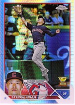 2023 Topps Chrome Prism Refractor #107 Steven Kwan