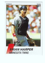 1991 Panini French Stickers #299 Brian Harper