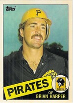 1985 Topps Tiffany #332 Brian Harper