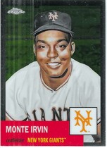 2022 Topps Chrome Platinum Anniversary #34 Monte Irvin