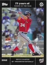 2022 Topps MLB Rookie of the Year 75th Anniversary #42 Bryce Harper