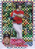 2023 Topps Chrome X-Fractor Refractor #163 Matt Olson