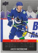 2021 Upper Deck Debut Dates #DD-9 Jack Rathbone