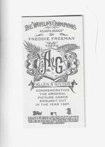 2013 Topps Allen and Ginter Mini A and G Back #304 Freddie Freeman