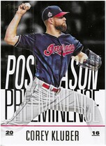 2018 Topps Update Postseason Preeminence Black #PO-26 Corey Kluber