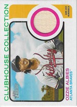 2022 Topps Heritage High Number Clubhouse Collection Relics #CCR-OA Ozzie Albies
