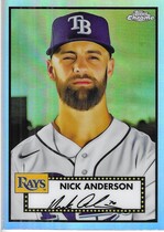 2021 Topps Chrome Platinum Anniversary Refractor #440 Nick Anderson