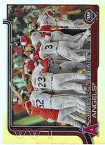 2025 Topps Rainbow Foilboard #85 Los Angeles Angels Team Card