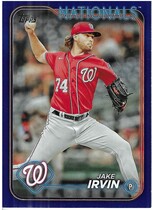 2024 Topps Royal Blue Series 2 #621 Jake Irvin