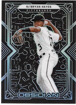 2022 Panini Chronicles Obsidian #38 Kebryan Hayes