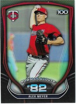2015 Bowman Scouts Top 100 #BTP-82 Alex Meyer