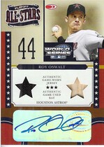 2004 Donruss World Series Playoff All Stars Material 2 #7 Roy Oswalt