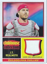 2025 Topps Heritage Clubhouse Collection Relics #CCR-JRE J.T. Realmuto