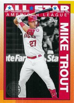 2025 Topps 1990 Topps All-Star (Red) #90AS-10 Mike Trout