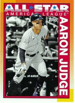 2025 Topps 1990 Topps All-Star (Red) #90AS-12 Aaron Judge