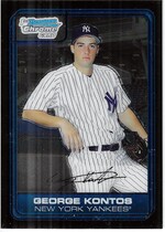 2006 Bowman Chrome Draft Draft Picks #DP32 George Kontos
