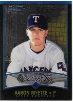 2001 Bowman Chrome #212 Aaron Myette