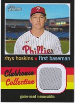 2020 Topps Heritage High Number Clubhouse Collection Relics #CCR-RH Rhys Hoskins