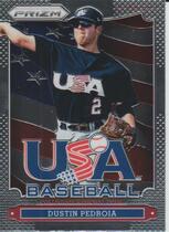 2013 Panini Prizm USA Baseball #USA1 Dustin Pedroia