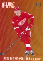 2025 Upper Deck Allure Color Flow Red-Orange #CF-AS Axel Sandin-Pellikka
